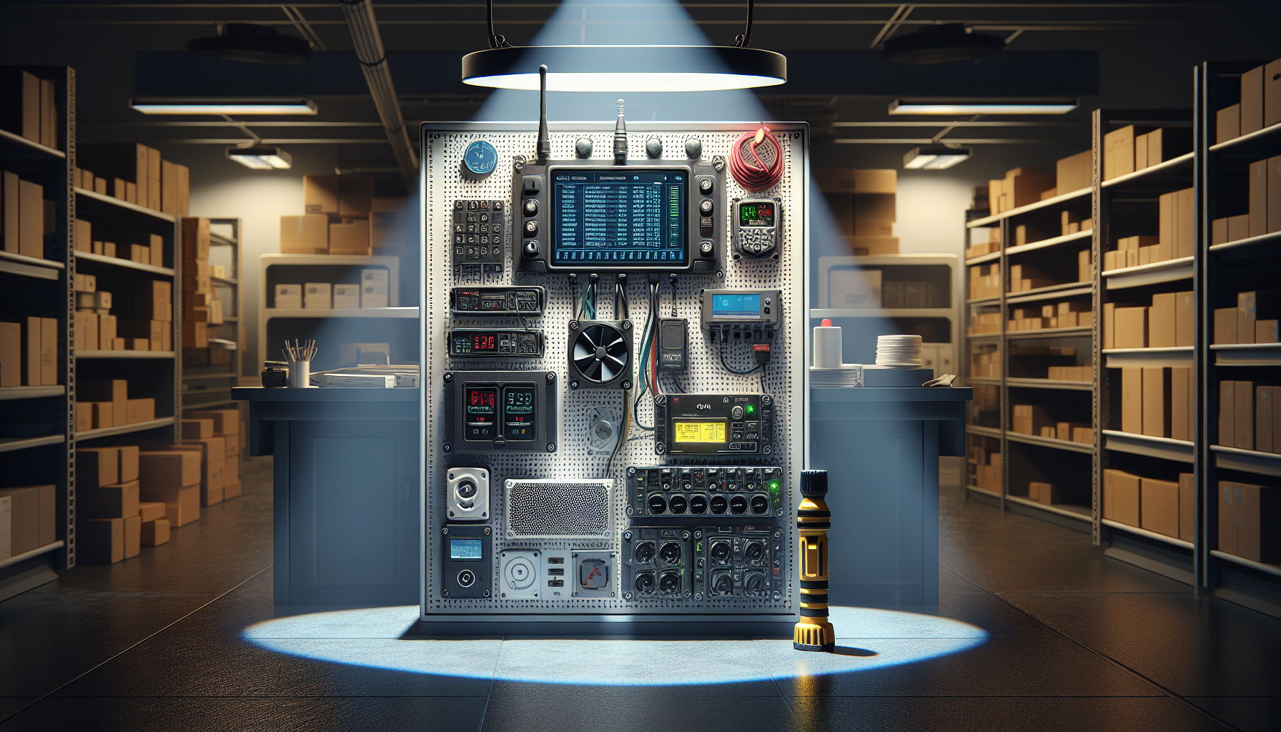 Grid-Down Emergency Communications Hub installed in a business