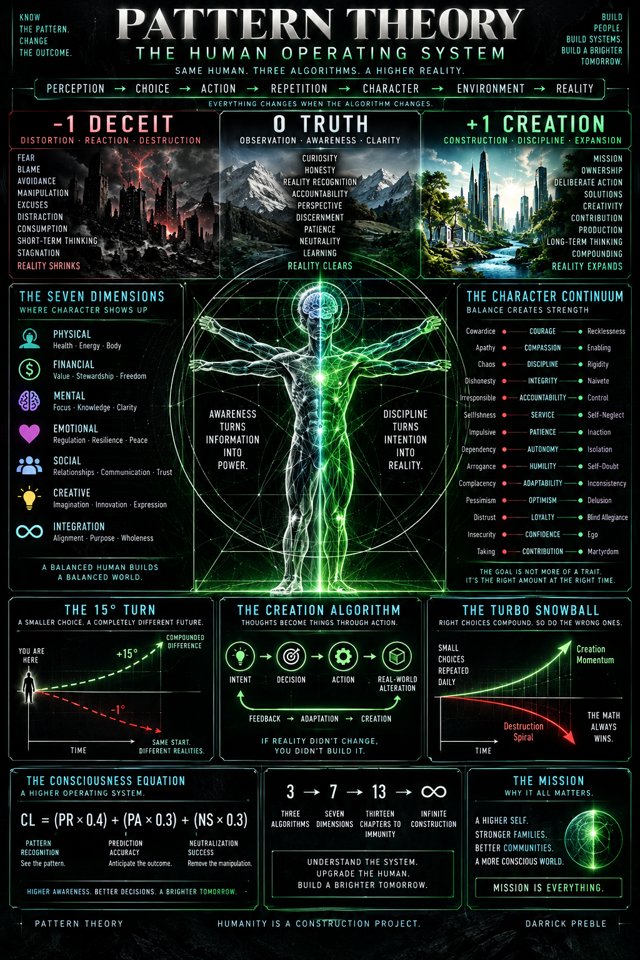 Pattern Theory — The Map poster