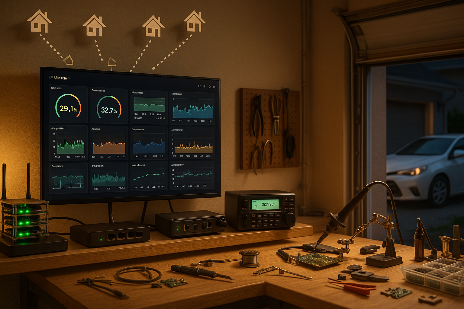 The Home Node - Pi cluster, ham radio, always-on builder node
